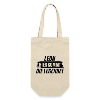 Leon, here comes the legend - Gift Bag for Bottles - nature - Front