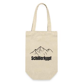 Schillerkopf - Geschenkbeutel für Flaschen - Natur - Vorne