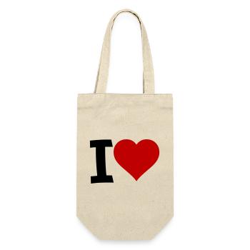 i love - Gift Bag for Bottles - nature - Front
