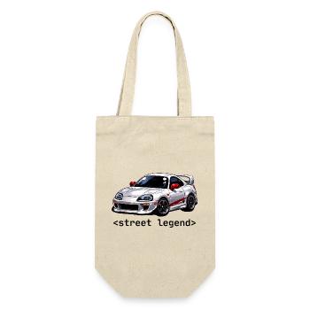 JDM Street Legende der 90er Jahre - Geschenkbeutel für Flaschen - Natur - Vorne