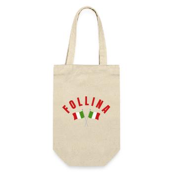 Follina Crossed Flags Emblem - Gift Bag for Bottles - nature - Front