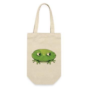 Little frog on leaf - Gift Bag for Bottles - nature - Front