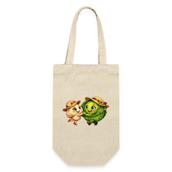 Légumes dansants - Sac à bouteille - nature - Devant