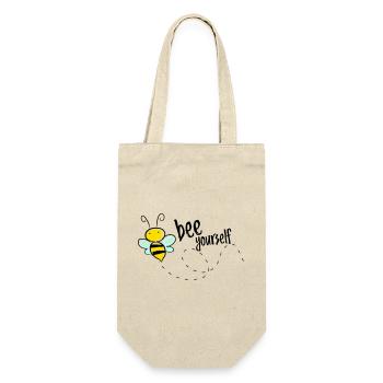 Bee Yourself Bee Saying T-Shirt - Gift Bag for Bottles - nature - Front