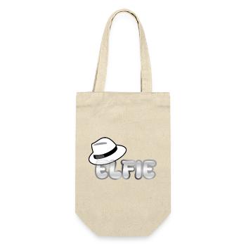 First name Elfie - Gift Bag for Bottles - nature - Front