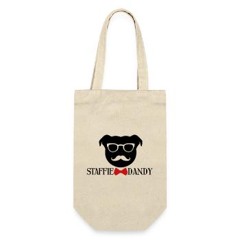The Dandy Staffie - 010 - Gift Bag for Bottles - nature - Front