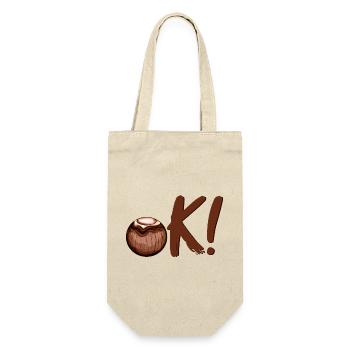 OK Summer Coconut - Gift Bag for Bottles - nature - Front