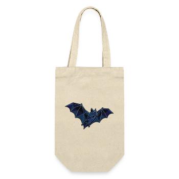 Fliegende Poly Stil Fledermaus - Geschenkbeutel für Flaschen - Natur - Vorne
