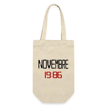 Geburtstag, November 1986 Französisch - Geschenkbeutel für Flaschen - Natur - Vorne