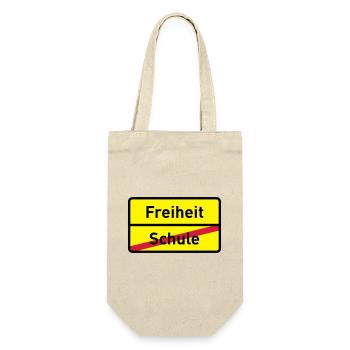 abishirt schulabschluss abimotiv 2010 gymnasium - Geschenkbeutel für Flaschen - Natur - Vorne