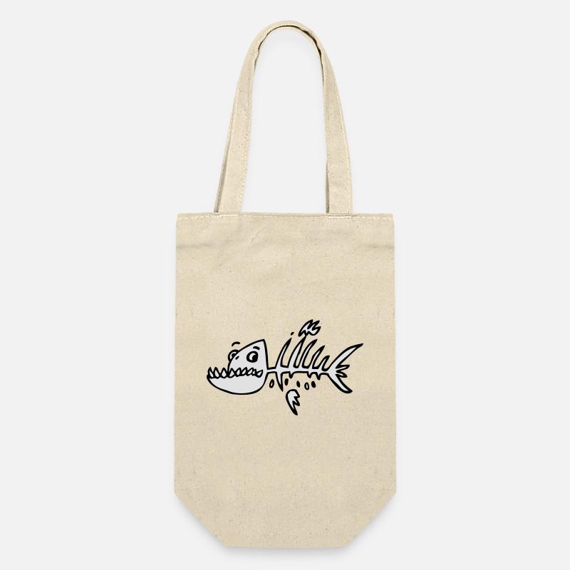 skeleton fish - Gift Bag for Bottles - nature