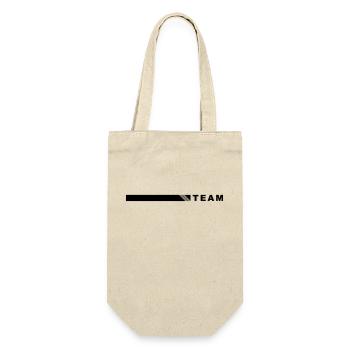 Équipe à droite avec bande blanche - Sac à bouteille - nature - Devant