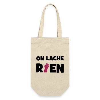 On lâche rien ! - Sac à bouteille - nature - Devant