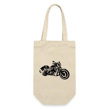 Chopper - Geschenkbeutel für Flaschen - Natur - Vorne