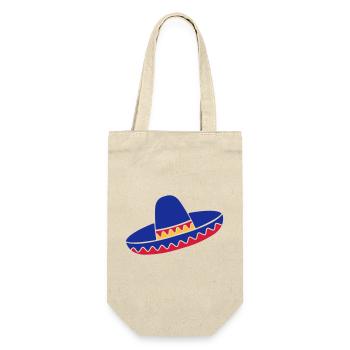 Sombrero Azul de Fiesta - Gift Bag for Bottles - nature - Front