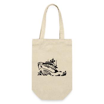 yacht - Gift Bag for Bottles - nature - Front