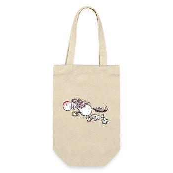 Horse gives full throttle - Horses - Gallop - Pony - Gift Bag for Bottles - nature - Front