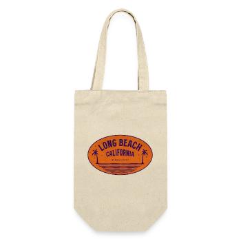 Vintage Long Beach California - Gift Bag for Bottles - nature - Front