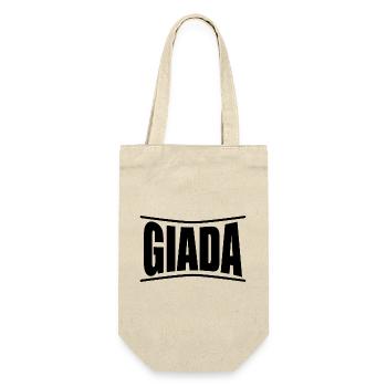 T-Shirt Giada T-Shirt Geschenkidee - Geschenkbeutel für Flaschen - Natur - Vorne