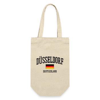 Motif des villes drapeaux de Düsseldorf, Allemagne - Sac à bouteille - nature - Devant