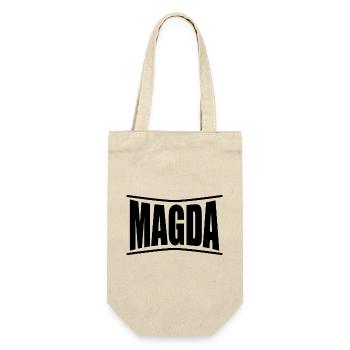 nom t-shirt Magda t-shirt cadeau idée t-shirt - Sac à bouteille - nature - Devant