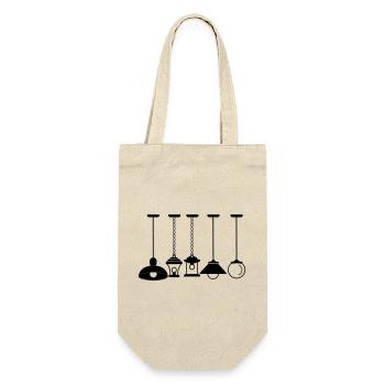 Hängelampen und Leuchten - Geschenkbeutel für Flaschen - Natur - Vorne