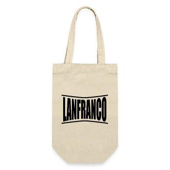name t-shirt Lanfranco t-shirt gift idea - Gift Bag for Bottles - nature - Front