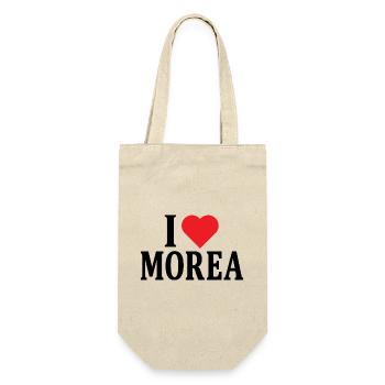 nom du t-shirt J’aime Morée idée cadeau t-shirt - Sac à bouteille - nature - Devant
