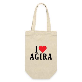 T-shirt Sicile J’adore l’idée cadeau du t-shirt Agira - Sac à bouteille - nature - Devant