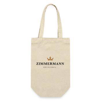 Zimmermann - Geschenkbeutel für Flaschen - Natur - Vorne