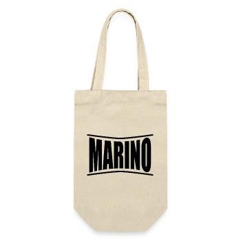 Idée cadeau t-shirt t-shirt Marino - Sac à bouteille - nature - Devant