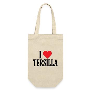 t-shirt j’aime Tersilla t-shirt idée cadeau - Sac à bouteille - nature - Devant