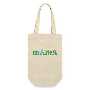 MAMA - Geschenkbeutel für Flaschen - Natur - Vorne