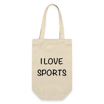J’adore le sport - Sac à bouteille - nature - Devant