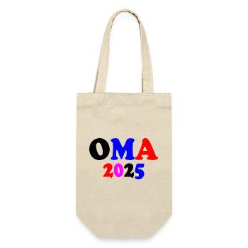 Grandma 2025 - Gift Bag for Bottles - nature - Front