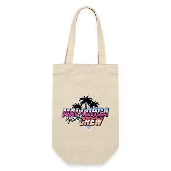 Mallorca Party Crew - Geschenkbeutel für Flaschen - Natur - Vorne