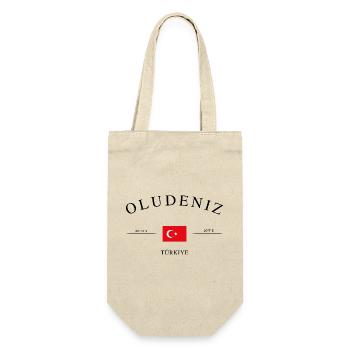 Oludeniz Turkey – Holiday Souvenir & Gift - Gift Bag for Bottles - nature - Front