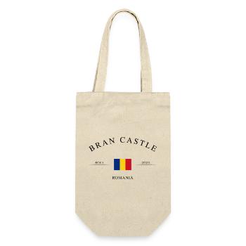 Bran Castle Romania – Holiday Souvenir & Gift - Gift Bag for Bottles - nature - Front