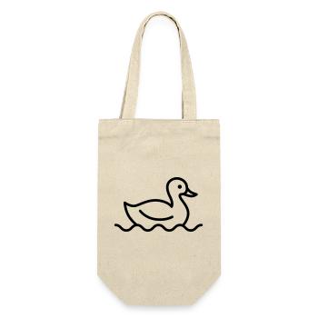 Duck - Gift Bag for Bottles - nature - Front