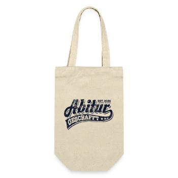 Abi Est 2026 - Abitur - Gift - Gift Bag for Bottles - nature - Front