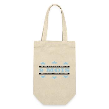 9 months - Gift Bag for Bottles - nature - Front