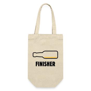 Finisher (beer / beer / beer drinker / POS 2C) - Gift Bag for Bottles - nature - Front
