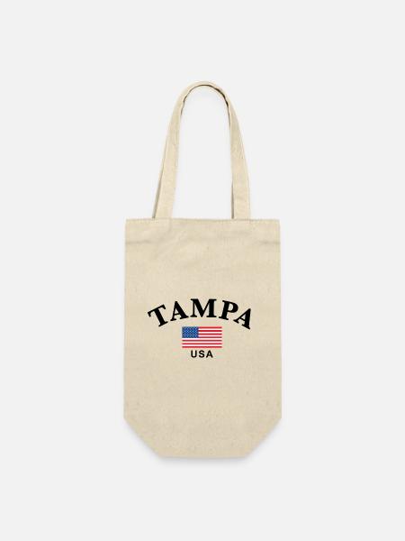 Tampa, USA - Geschenkbeutel für Flaschen - Natur