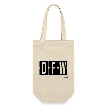Dallas DFW, City Souvenir Bag, Hat, Socks - Gift Bag for Bottles - nature - Front