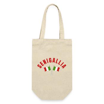 Emblem der Senigallia-italienischen Flagge - Geschenkbeutel für Flaschen - Natur - Vorne