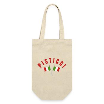Pisticci Italian Flags - Gift Bag for Bottles - nature - Front