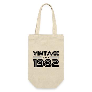 Original 1982 Vintage Vintage Rétro Anniversaire  - Sac à bouteille - nature - Devant