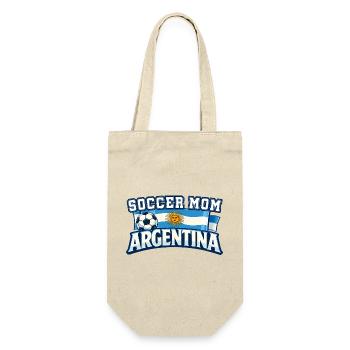 Conception de Soccer Mom pour Soccer Mom | Argentine - Sac à bouteille - nature - Devant