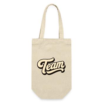 Team - Gift Bag for Bottles - nature - Front