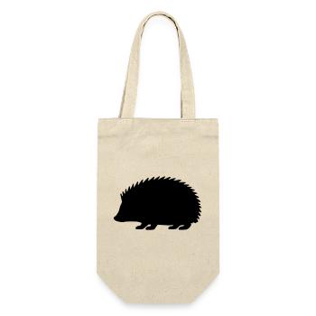 Silhouette du hérisson - Sac à bouteille - nature - Devant